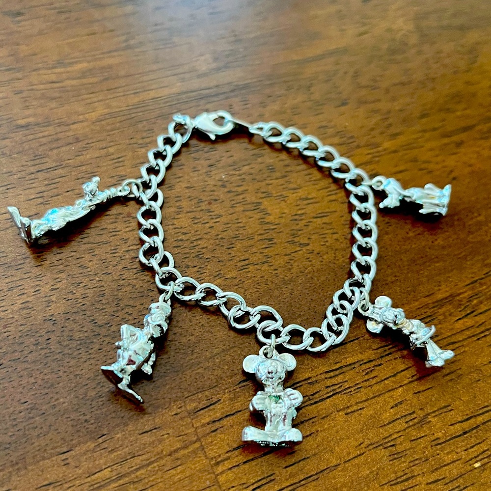 Disney charm bracelet with characters